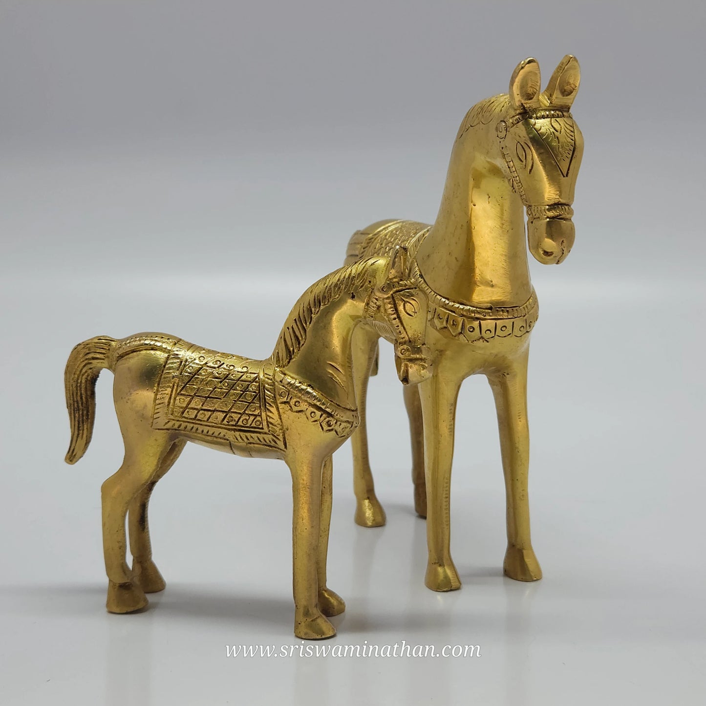 Traditional Brass Horse – Cultural & Artistic Showpiece