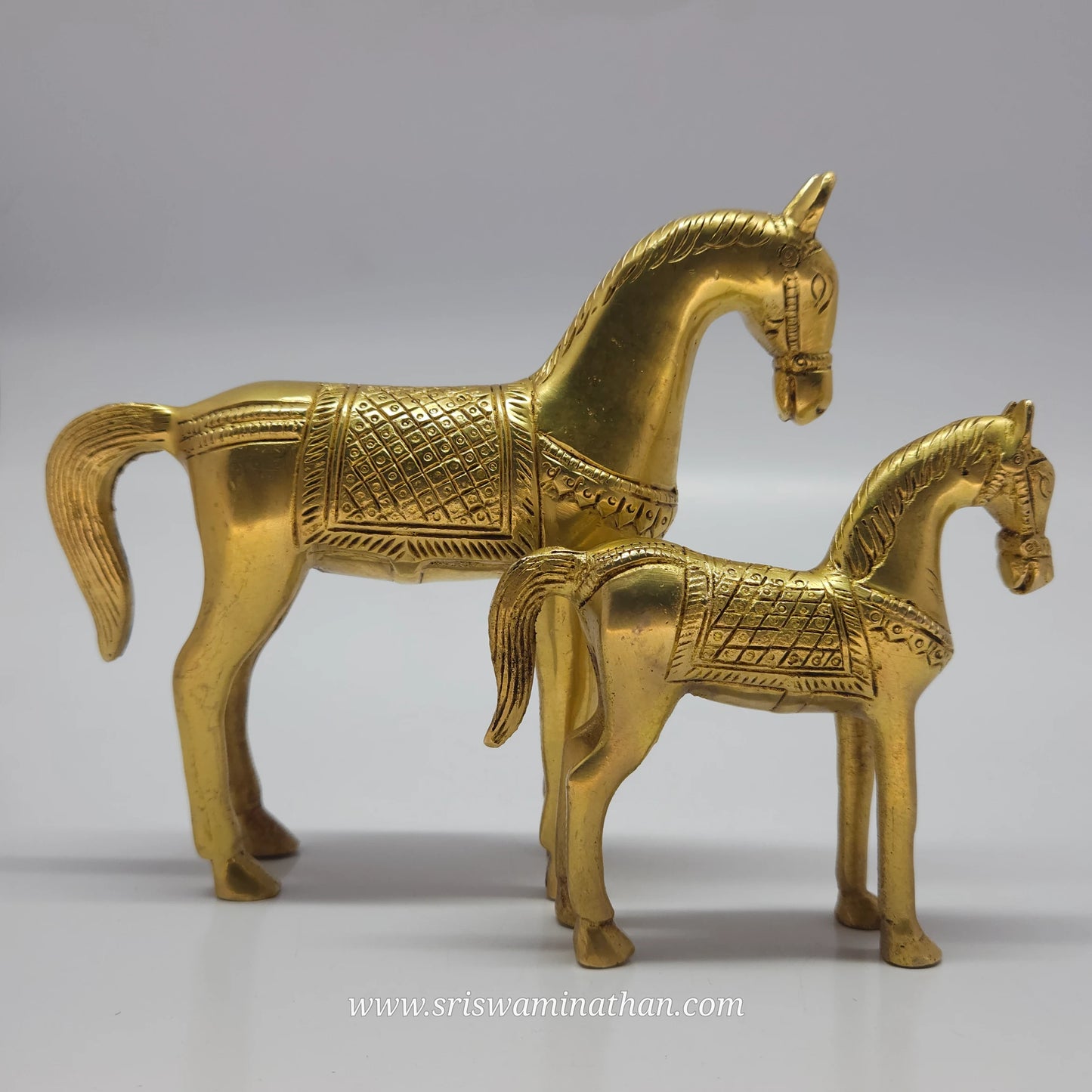 Traditional Brass Horse – Cultural & Artistic Showpiece