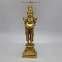 18 inch Brass Paavai Vilakku _ Traditional Deepalakshmi Temple Style Pooja Room Lamp