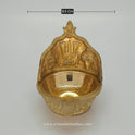 Vishnu Namam Brass Pooja Lamp with Shanku & Chakram