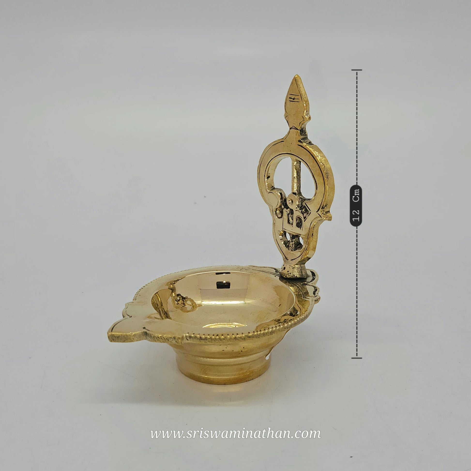 Skanda Subramanya Vel Vilakku - Handcrafted brass lamp for Skanda Sashti festival celebrations