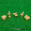 Miniature Brass Kitchen Set - Traditional South Indian Marriage Gift Collection