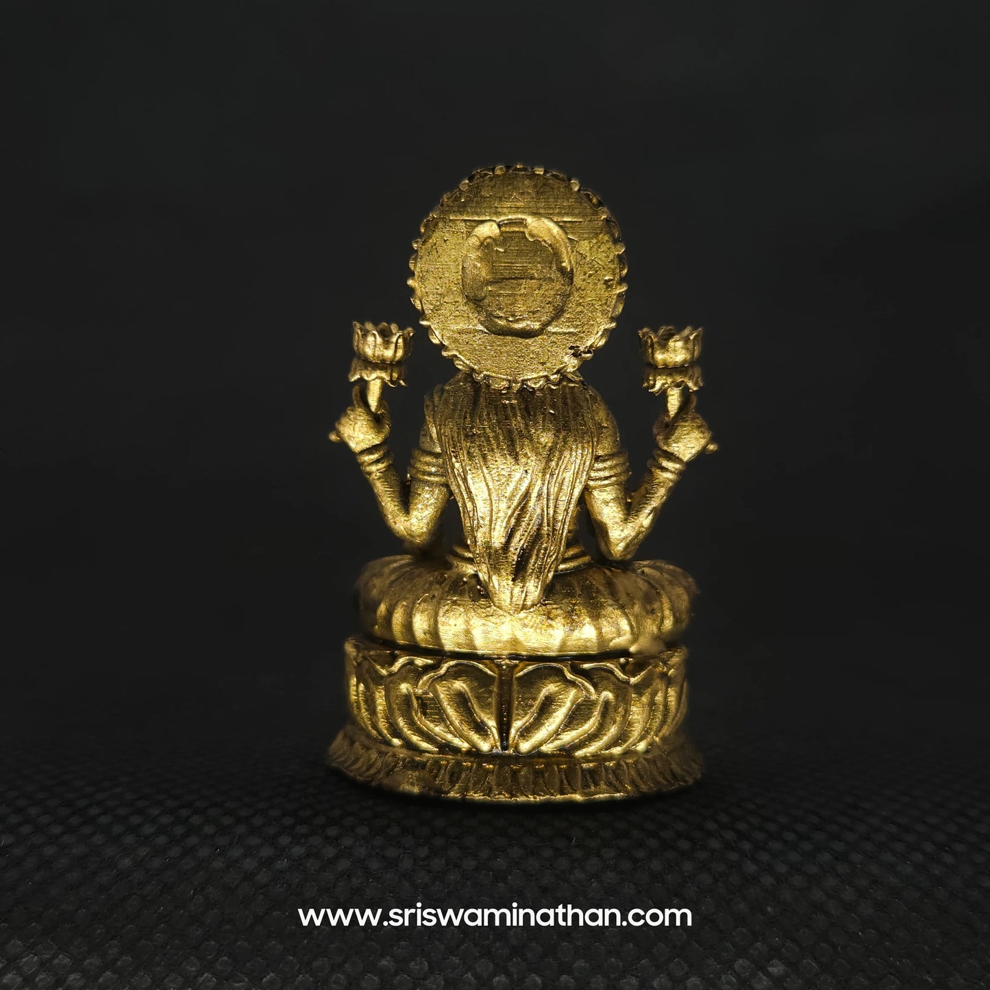 1.5" Lakshmi Seated on Elephant Head Peedam