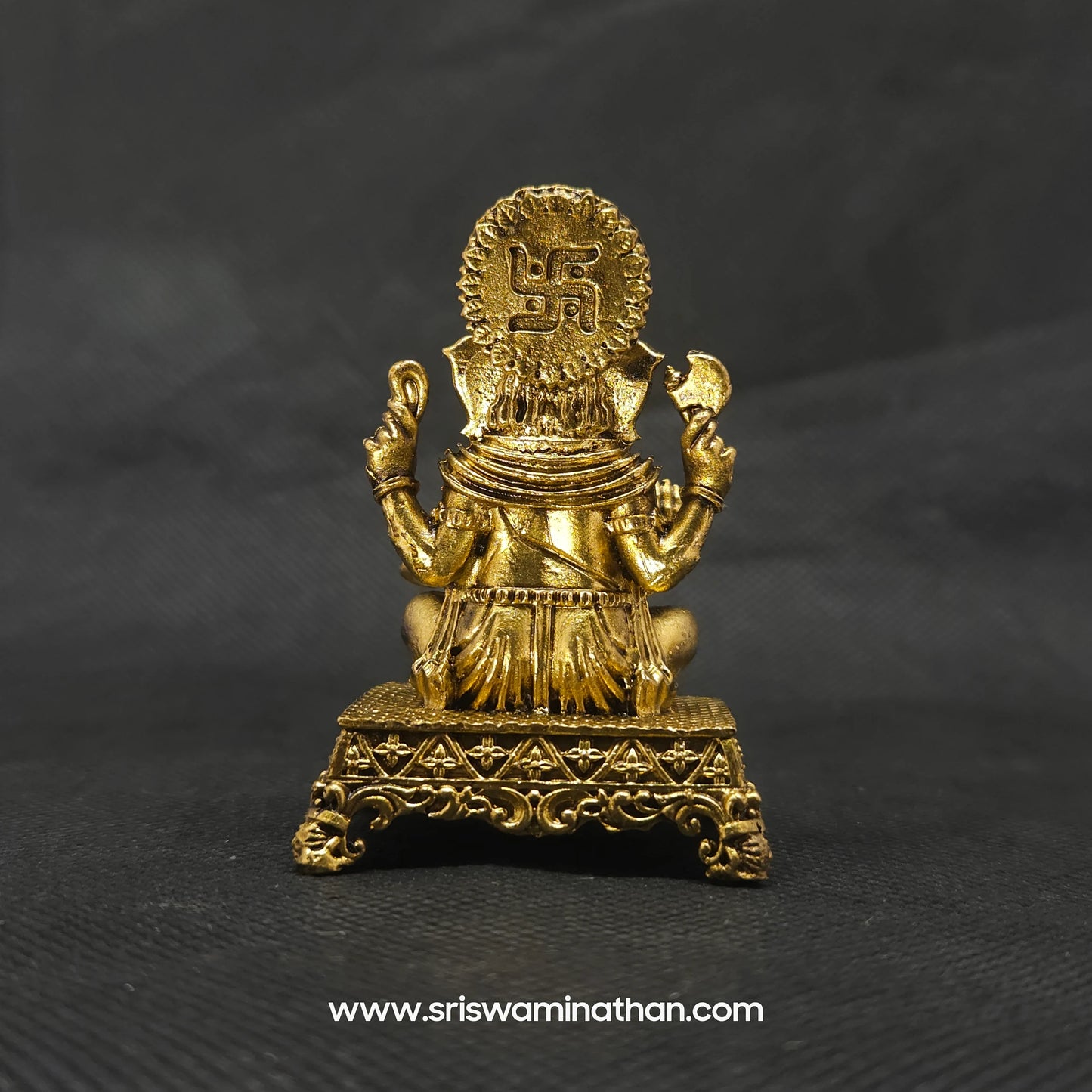 Vinayagar On Intricately Craved Peedam