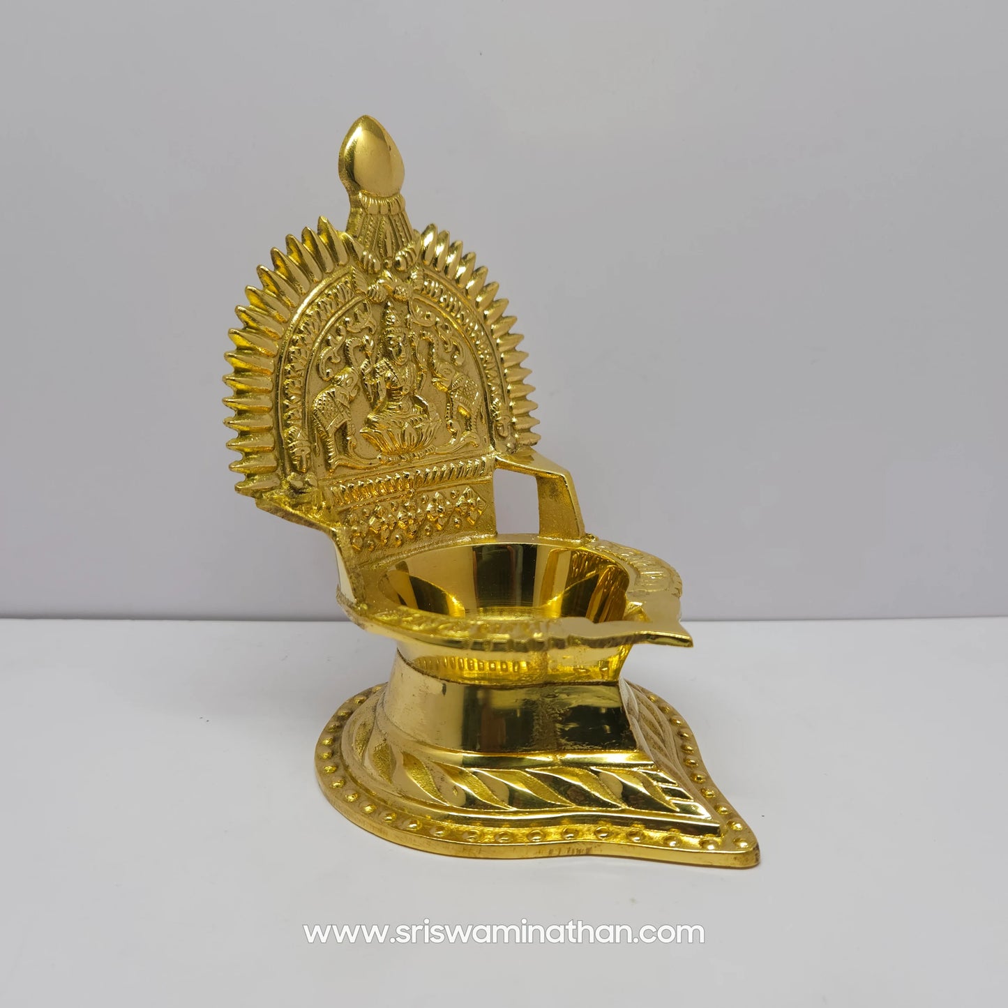 Meenakshi Kamatchi Brass Vilakku - Goddess Lamp for Pooja