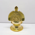 Meenakshi Kamatchi Brass Vilakku - Goddess Lamp for Pooja