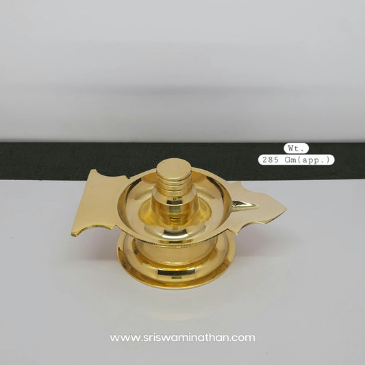 Shivalinga Poojai Vilakku - Brass Linga Deepam for Shiva Worship