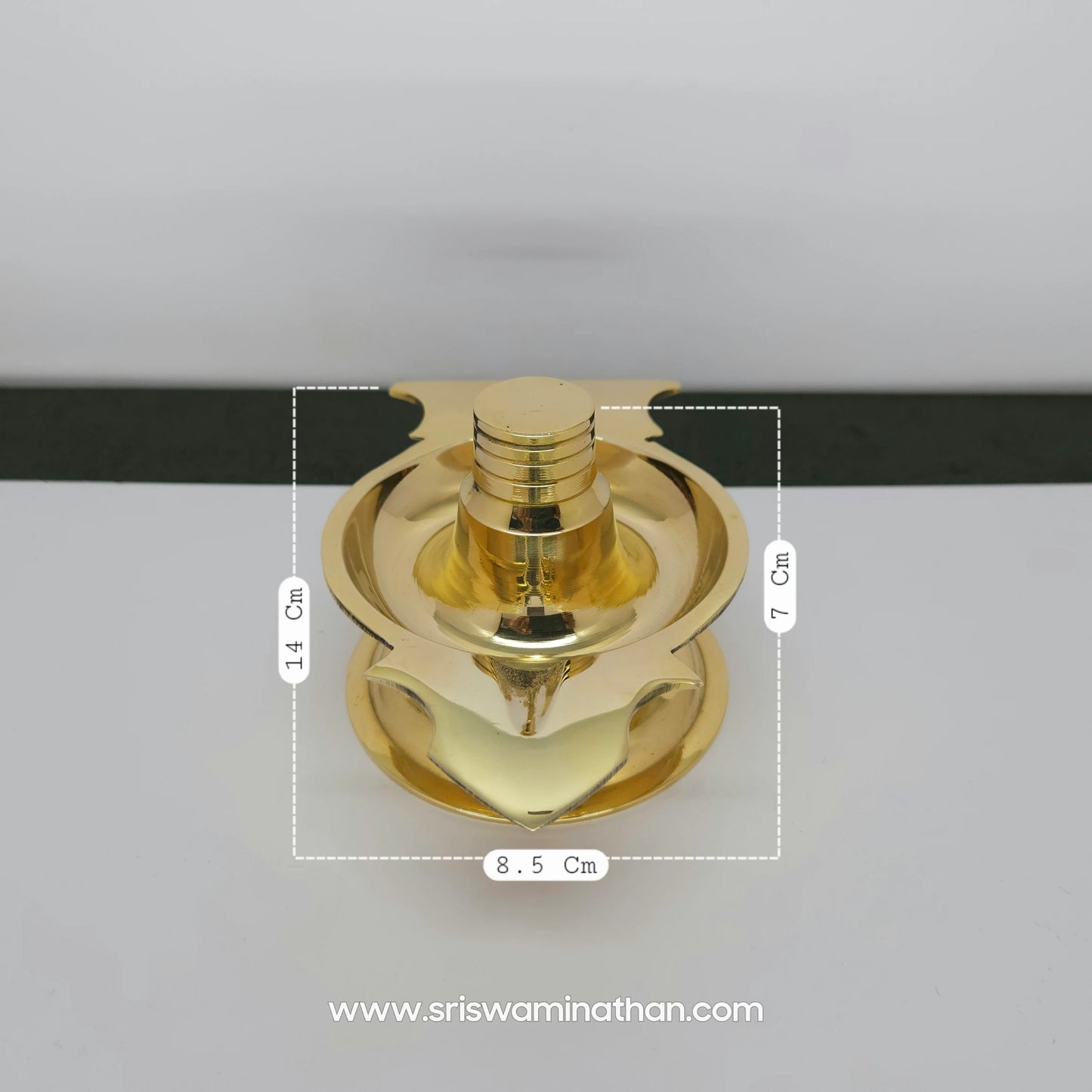 Shivalinga Poojai Vilakku - Brass Linga Deepam for Shiva Worship