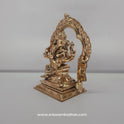 Thiruvatchi Vinayagar Panchaloha Statue 5 Inch - Ganesha on Throne