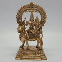 Pradosham Shiva Panchaloha Statue 8 Inch | Shiva Parvati for Pradosham Worship
