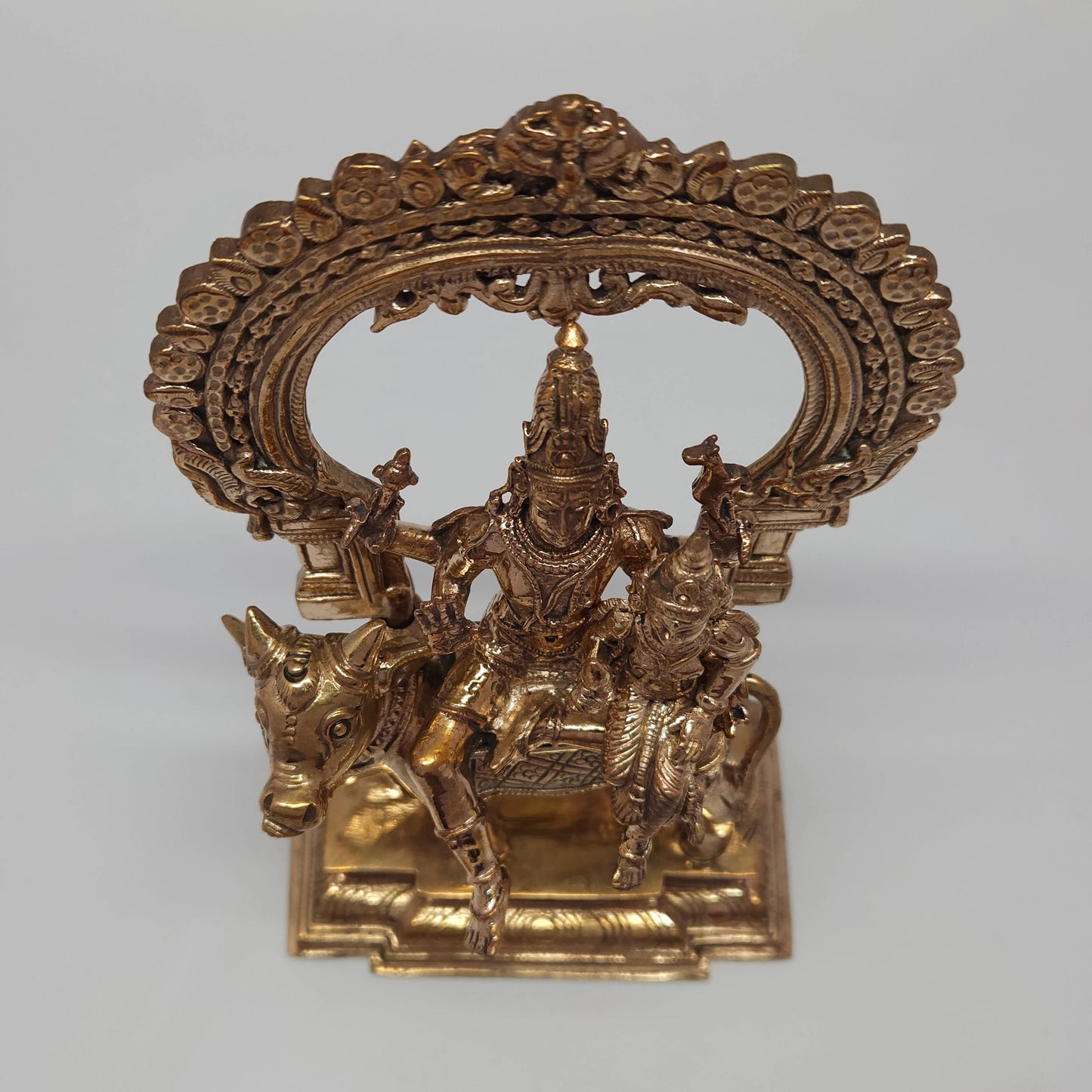 Pradosham Shiva Panchaloha Statue 8 Inch | Shiva Parvati for Pradosham Worship