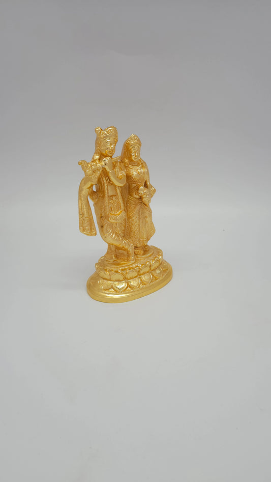 7" Golden finish Krishnan Radhai