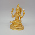 Lakshmi Brass Statue 7.5" - Goddess of Wealth & Prosperity