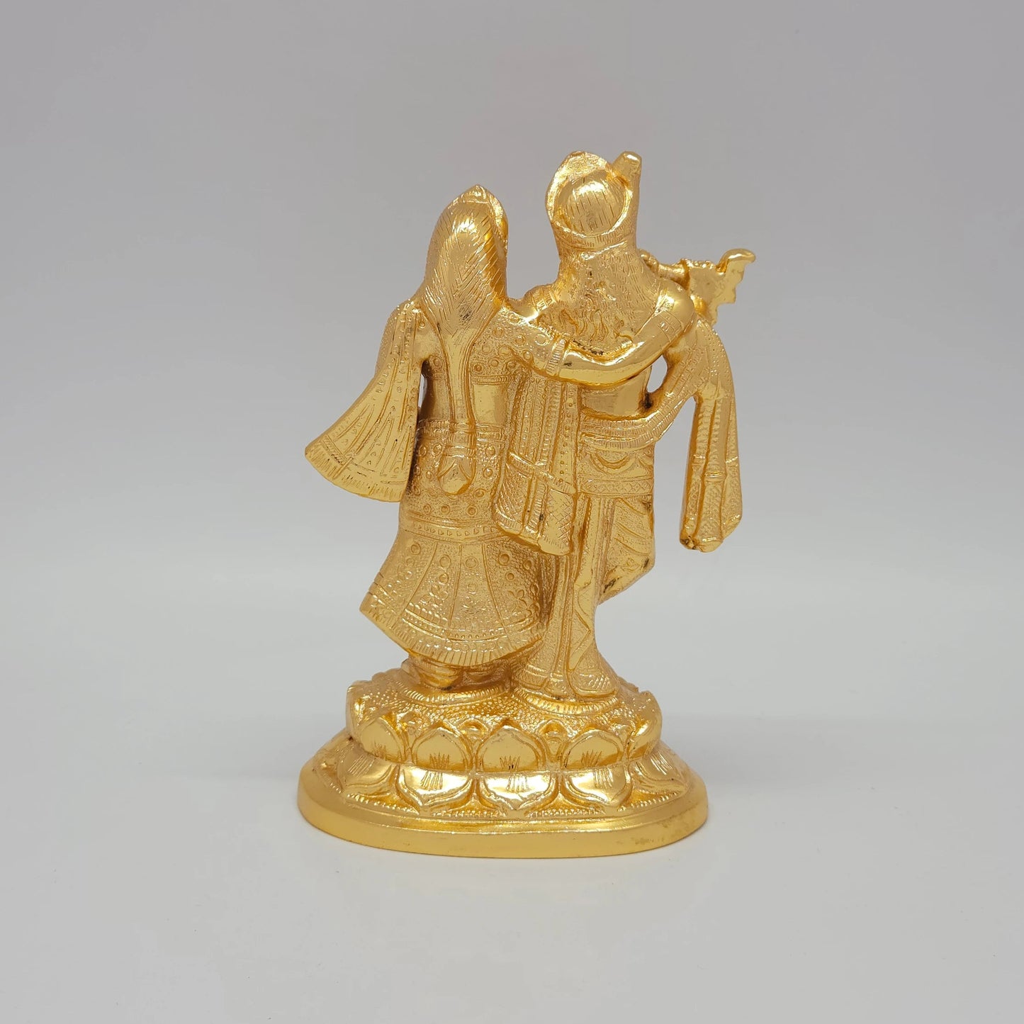 7" Golden finish Krishnan Radhai
