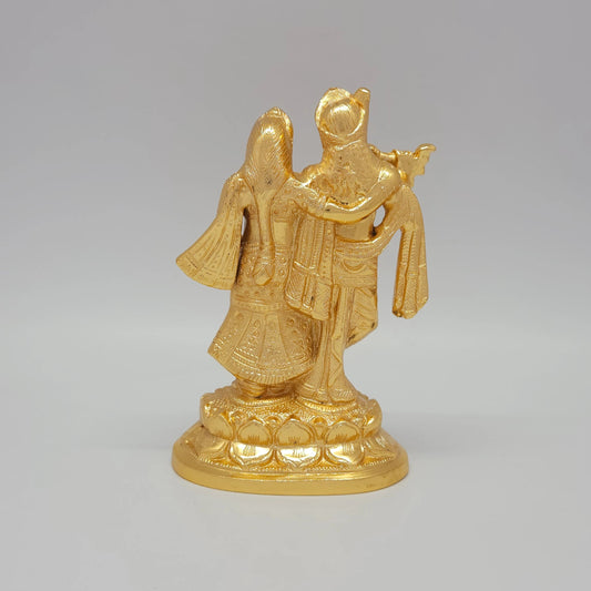 7" Golden finish Krishnan Radhai