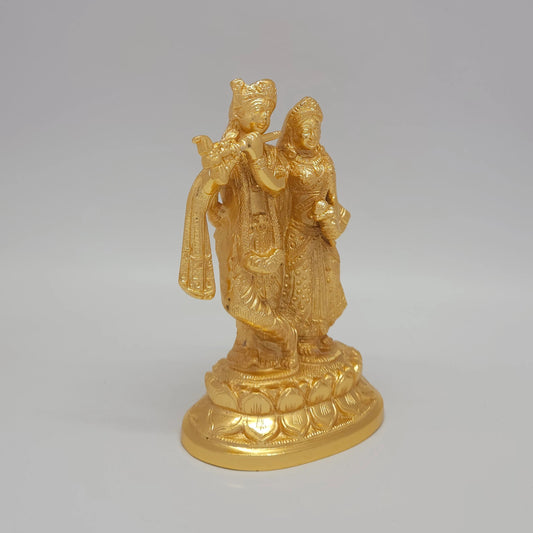 7" Golden finish Krishnan Radhai