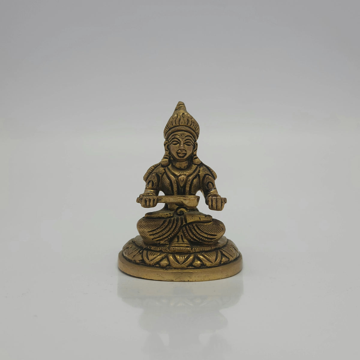 Sri Annapoorani Brass Antique Statue(540GM) – Divine Goddess of Abundance