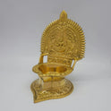 Lingabhairavi Vilakku – Traditional Brass Oil Lamp with Goddess Carving