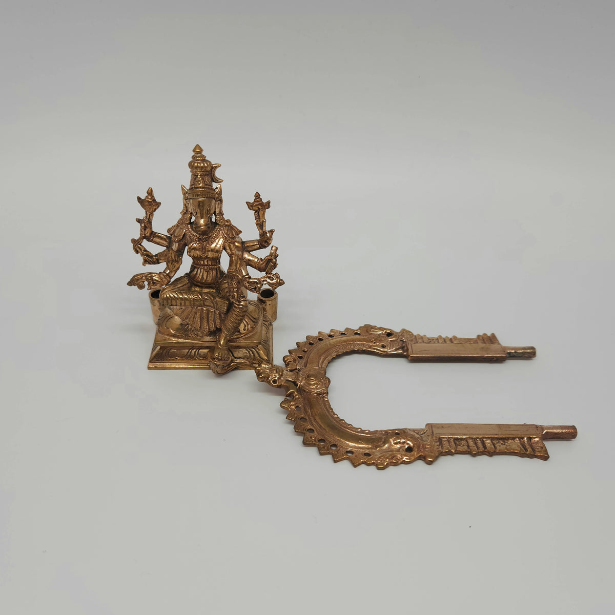 Varahi Amman Panchaloha Statue Handcrafted | Goddess Varahi Temple Art - Premium