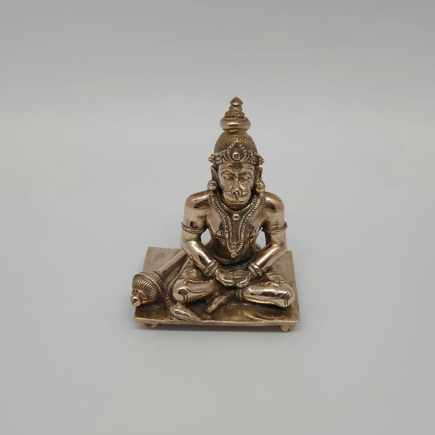 Hanuman Panchaloga Idol 3.2 Inch | Sitting Anjali Mudra - Kumbakonam Craft