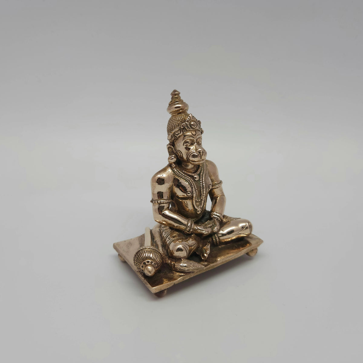 Hanuman Panchaloga Idol 3.2 Inch | Sitting Anjali Mudra - Kumbakonam Craft