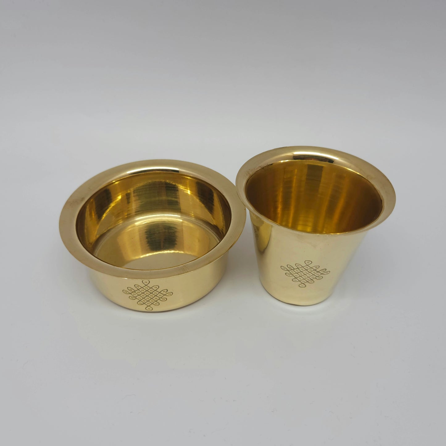 Rangoli coffee dabara set