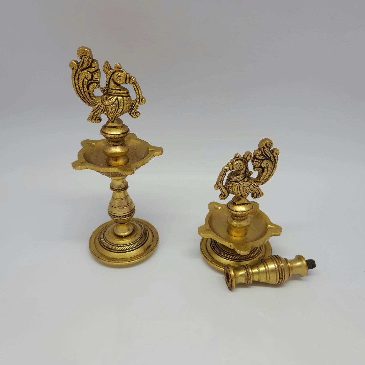 8 inch Annapakshi Lamp