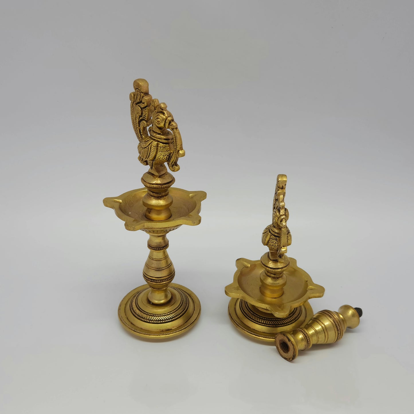 8 inch Annapakshi Lamp