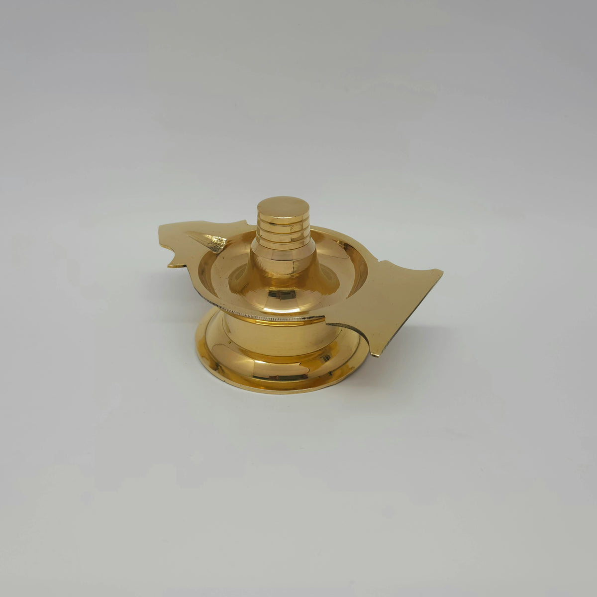 Shivalinga Poojai Vilakku - Brass Linga Deepam for Shiva Worship