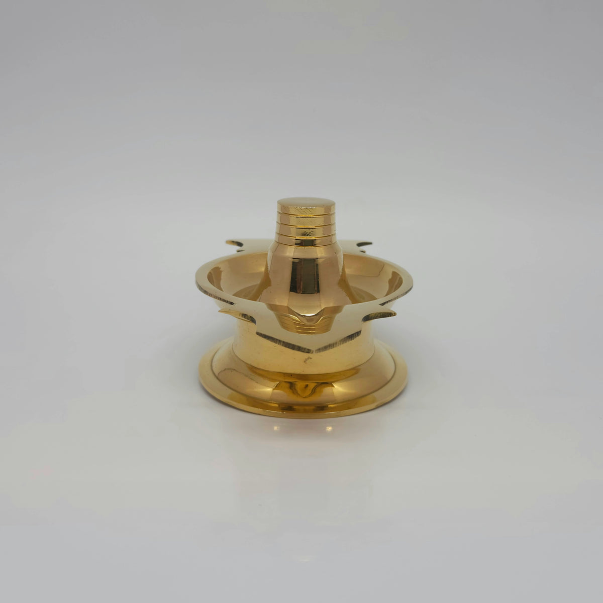Shivalinga Poojai Vilakku - Brass Linga Deepam for Shiva Worship