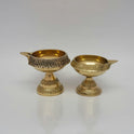 Kubera Brass Deepam - Spiritual Prosperity Oil Lamp