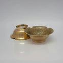 Sri Swaminathan & Co Intricate Altar Rangoli Mahal Dome Brass Bowl (4 inch)
