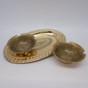 Sri Swaminathan & Co Intricate Altar Rangoli Mahal Dome Brass Bowl (4 inch)