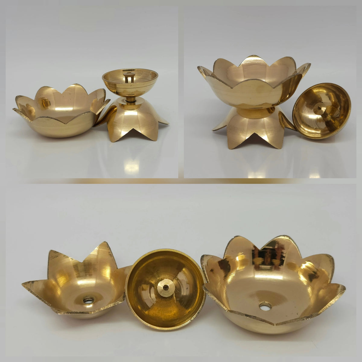 Kamal Nanda Deepam Puja Lamp - Spiritual Decor for Home 4.4|Brass spiritual decor