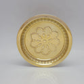 Flower design pooja plate