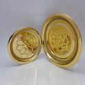 Flower design pooja plate