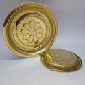 Flower design pooja plate