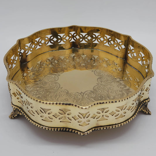 Round pahaldar jali tray