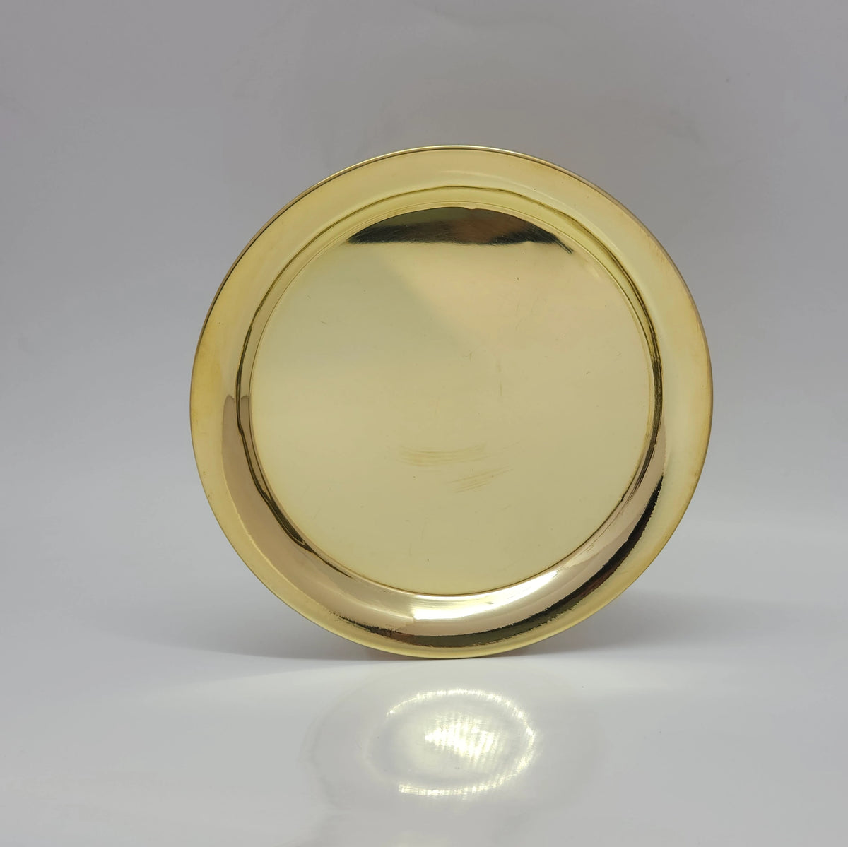 Plain plate brass
