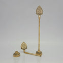 Brass Vel Ayutham  -  Murugan Thiruvadi Symbol for Pooja & Temple Decor