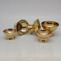 Traditional Brass Multi Purpose Pedestal Bowl / Mini Haldi Kumkum Katori Collection