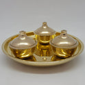 3 CUP POOJA PLATE