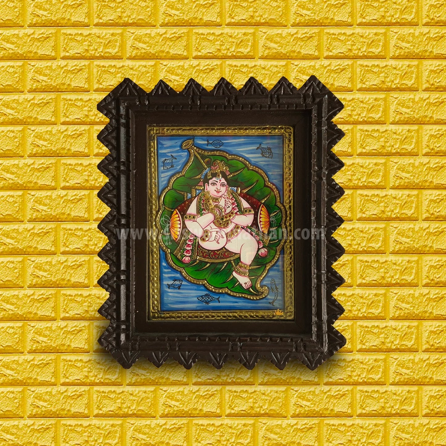 Front View of 8 x 6 Inch Gold Foil from Sri Swaminathan & Co