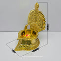 Meenakshi Kamatchi Brass Vilakku - Goddess Lamp for Pooja