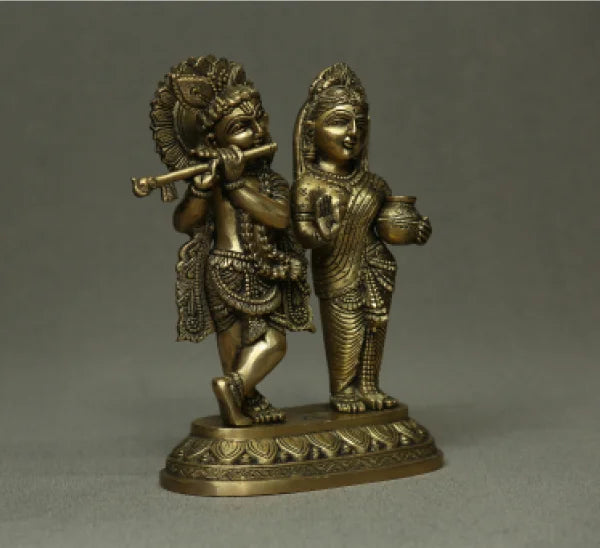 Radha Krishnar Base 4.5kg Antique