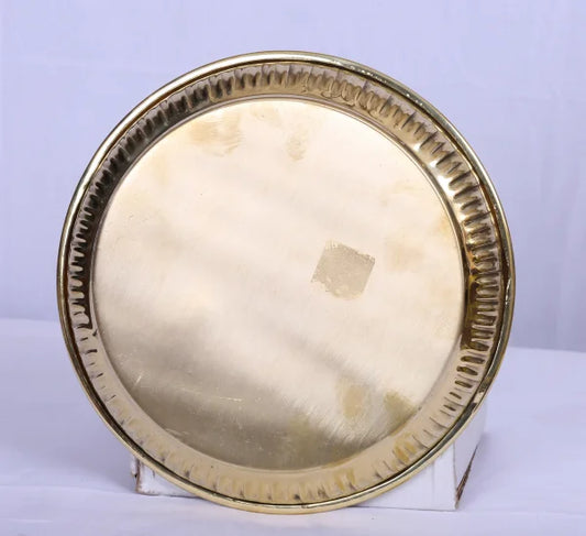 Brass Pooja Tray 12-0.500