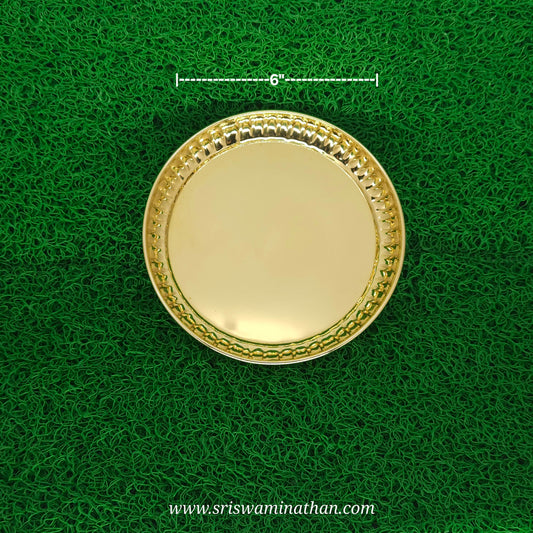Brass Pooja Tray .130 Kg