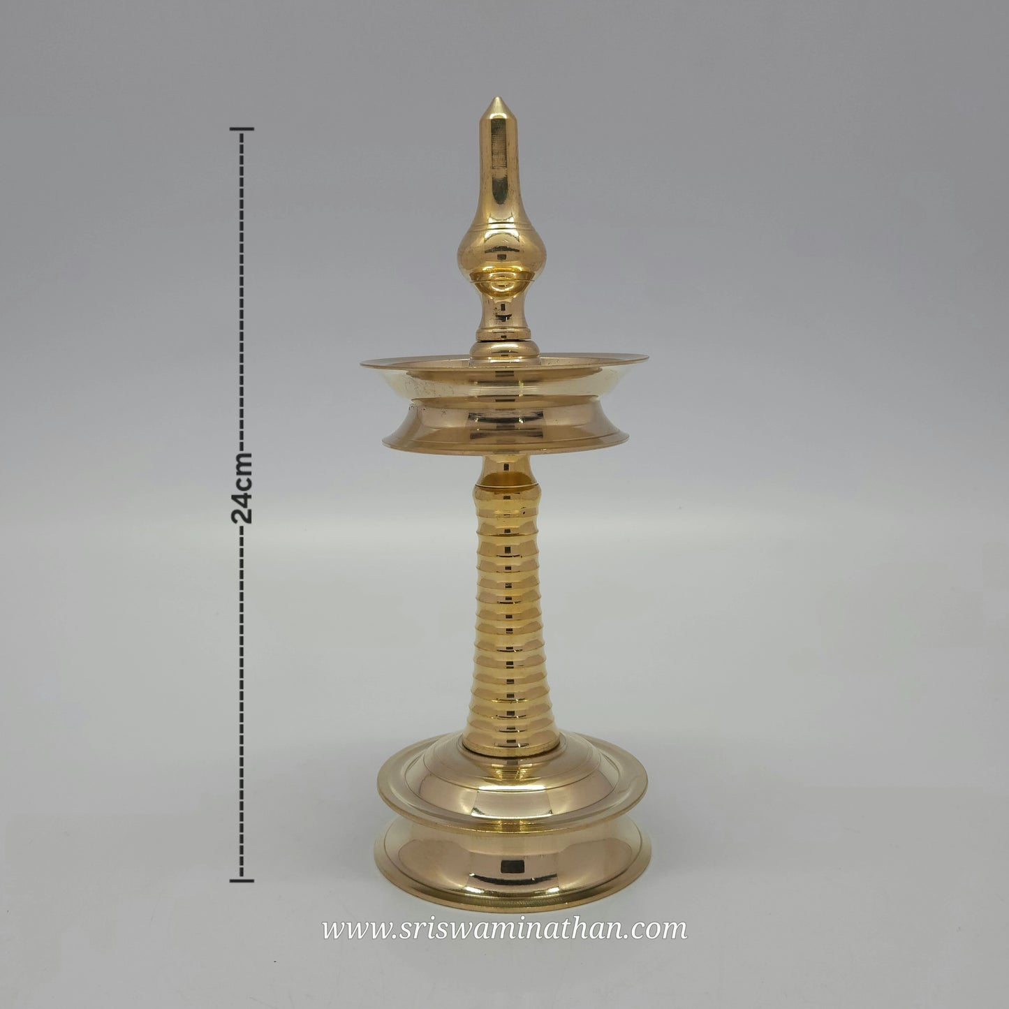 Brass Kuthu Vilakku | Nilavilakku / Ayyappan Vilakku Traditional Standing Oil Lamp