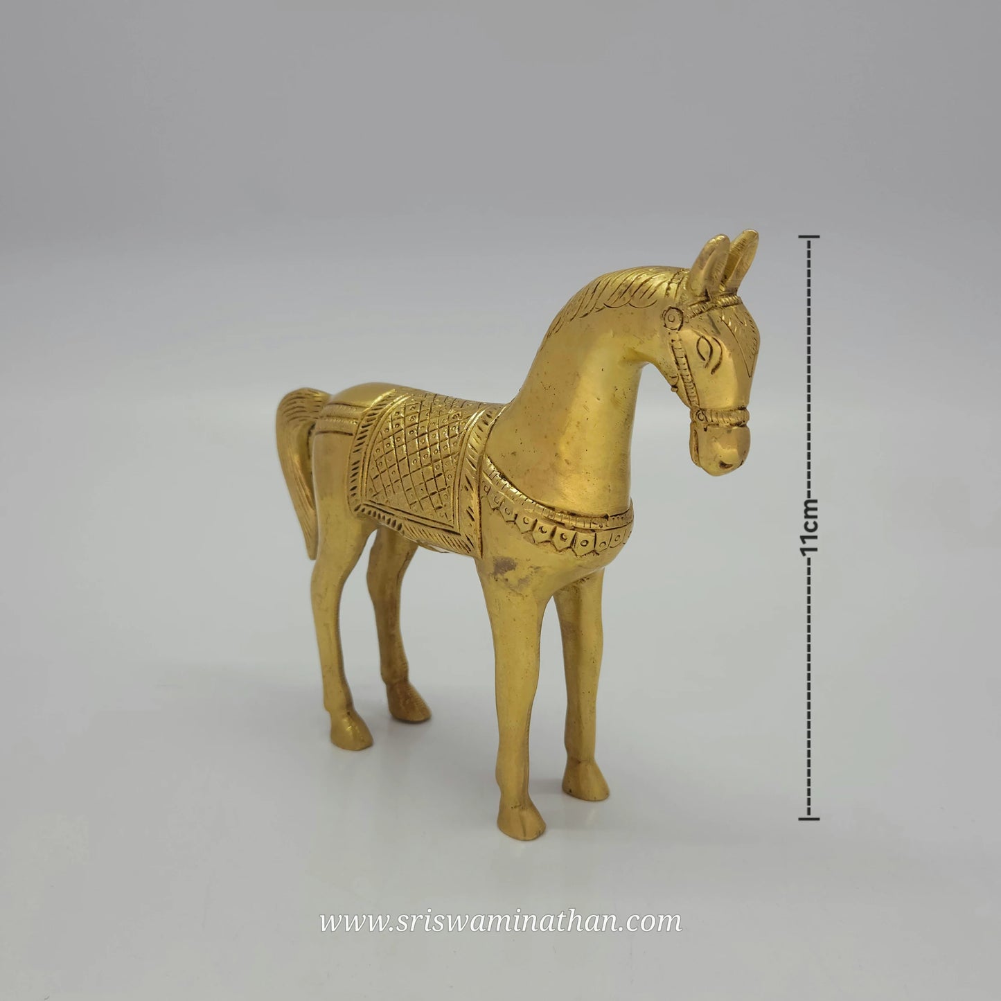 Traditional Brass Horse – Cultural & Artistic Showpiece