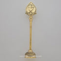 Brass Vel Ayutham  -  Murugan Thiruvadi Symbol for Pooja & Temple Decor